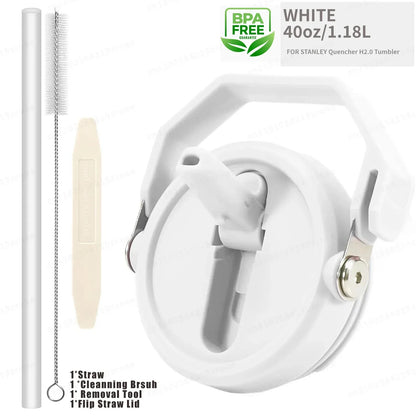 Leakproof Flip Straw With Brush & Removal Tool. - Maison Novaire #