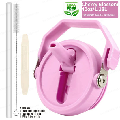 Leakproof Flip Straw With Brush & Removal Tool. - Maison Novaire #