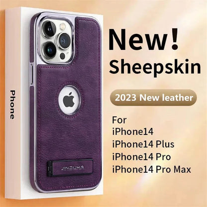 Leather Folding Kickstand Phone Case. - Maison Novaire