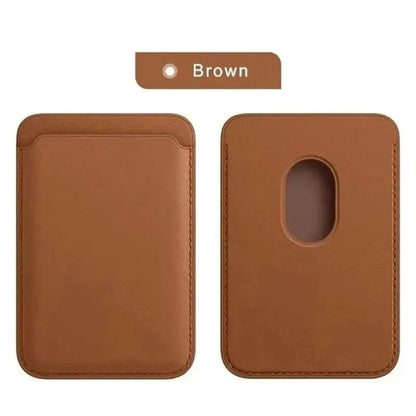 Leather Wallet card holder Case For iPhone. - Maison Novaire
