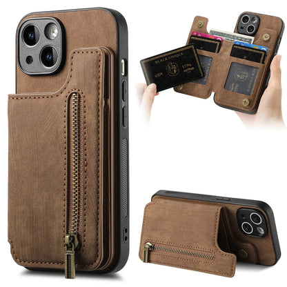 Leather wallet Case For iPhone - BLAKESTORE-NG