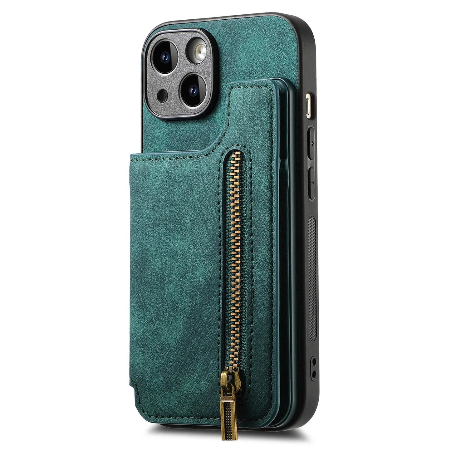 Leather wallet Case For iPhone - BLAKESTORE-NG