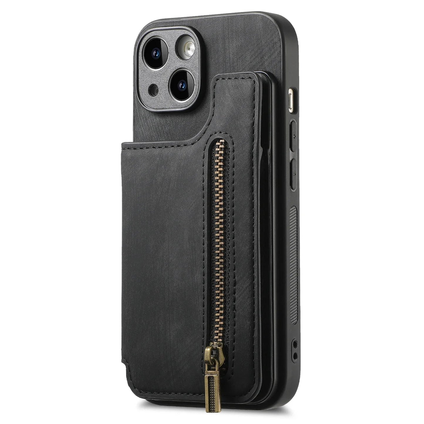 Leather wallet Case For iPhone - BLAKESTORE-NG