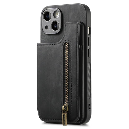 Leather wallet Case For iPhone - BLAKESTORE-NG