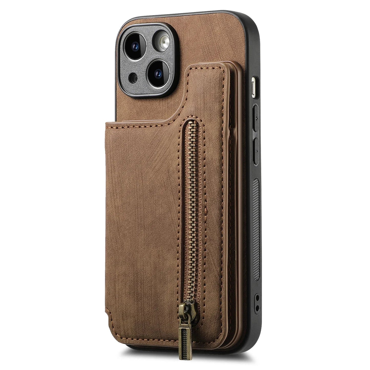 Leather wallet Case For iPhone - BLAKESTORE-NG