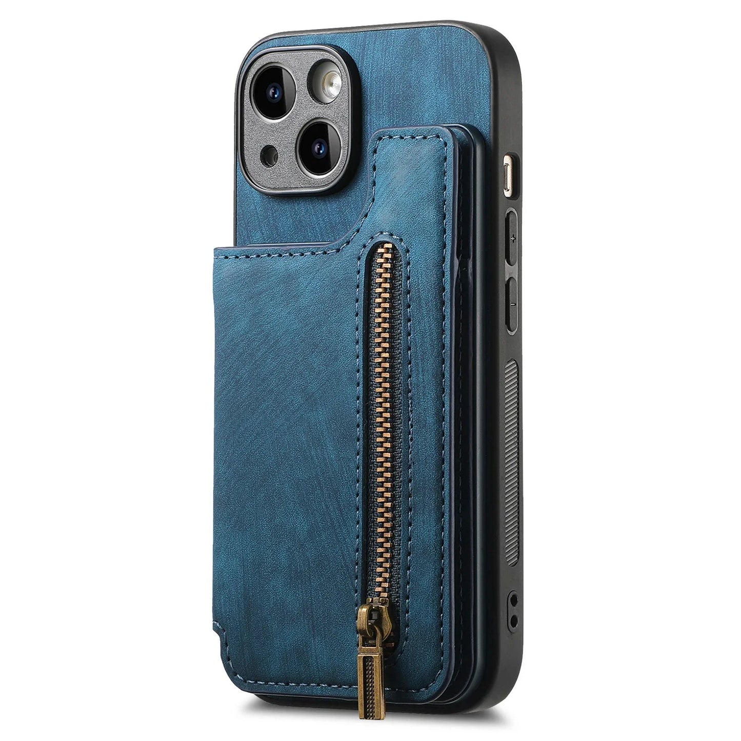 Leather wallet Case For iPhone - Maison Novaire
