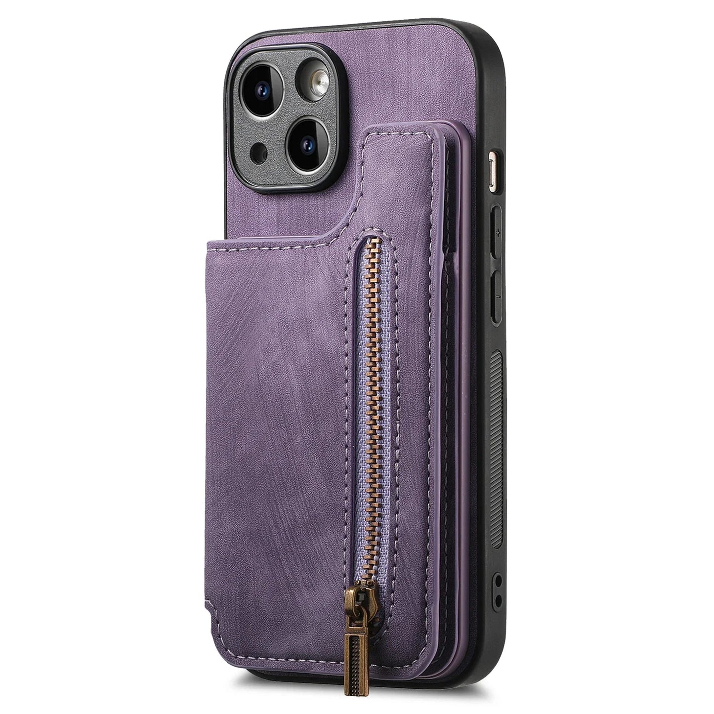 Leather wallet Case For iPhone - Maison Novaire