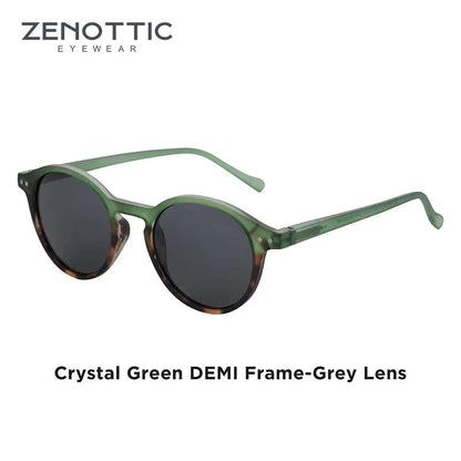 Lennox Retro Round Polarized Sunglasses – UV400 Protection - Maison Novaire