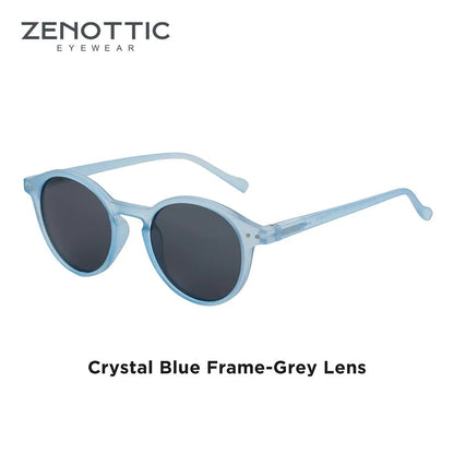 Lennox Retro Round Polarized Sunglasses – UV400 Protection - Maison Novaire