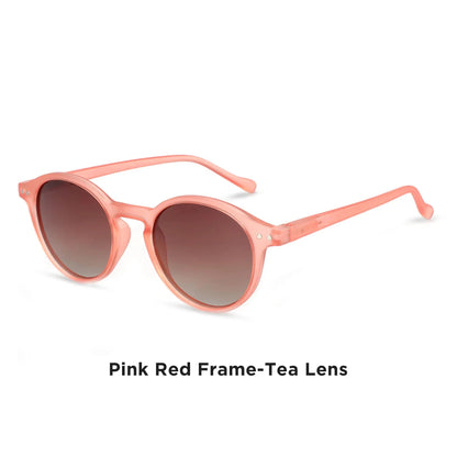 Lennox Retro Round Polarized Sunglasses – UV400 Protection - Maison Novaire