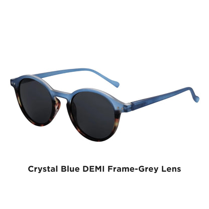Lennox Retro Round Polarized Sunglasses – UV400 Protection - Maison Novaire
