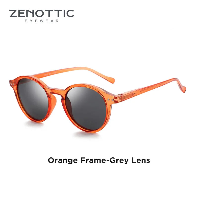 Lennox Retro Round Polarized Sunglasses – UV400 Protection - Maison Novaire