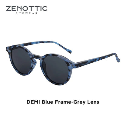 Lennox Retro Round Polarized Sunglasses – UV400 Protection - Maison Novaire
