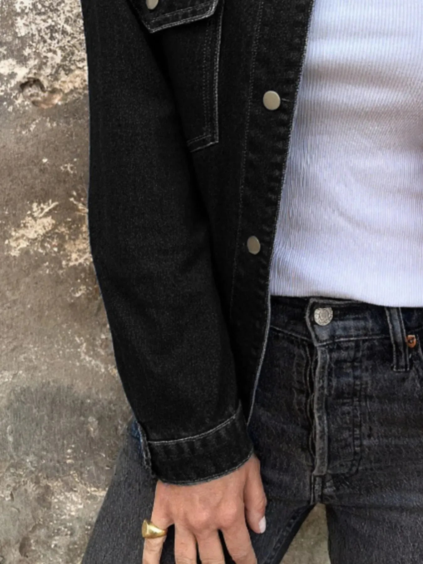 Long Sleeve Denim Jacket - BLAKESTORE-NG