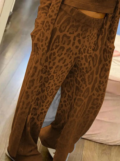 Long Sleeve Longline Outerwear and Pants Set - Maison Novaire #