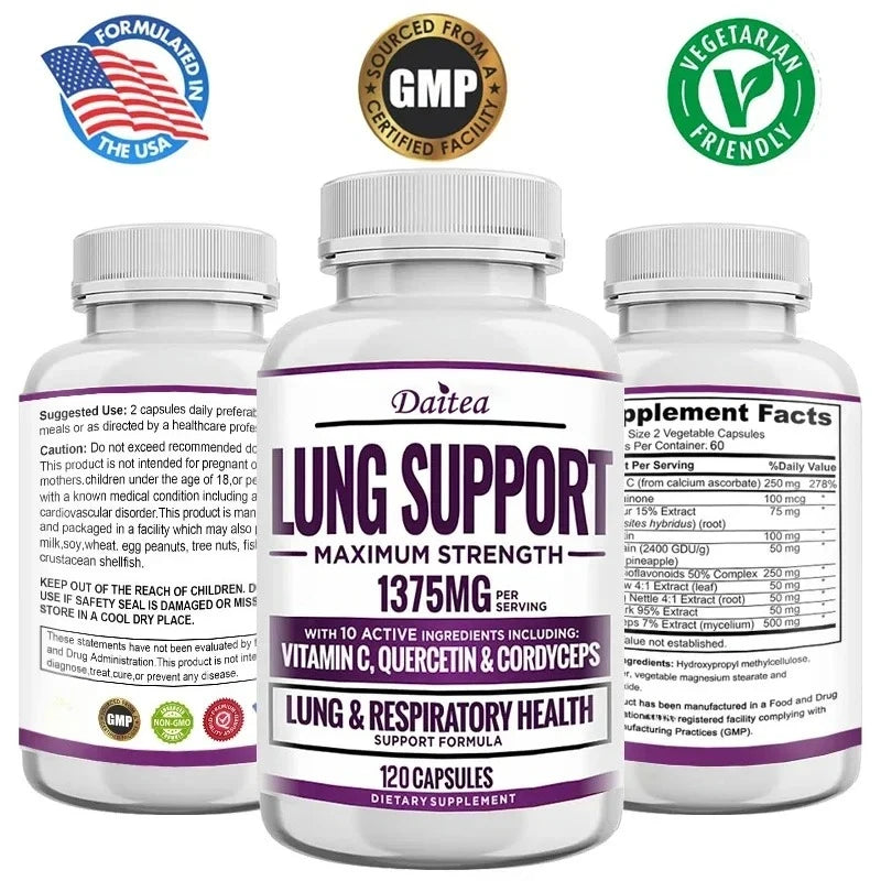 Lung & Breathing Support Supplement – Cleansing & Detox Formula - Maison Novaire #