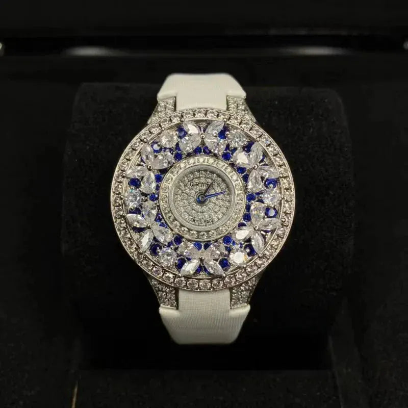 Luxury Colorful Women’s Quartz Watch | Elegant Jewel Bracelet Timepiece - Maison Novaire #