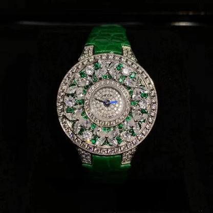 Luxury Colorful Women’s Quartz Watch | Elegant Jewel Bracelet Timepiece - Maison Novaire #
