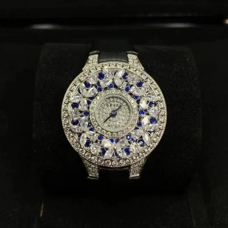 Luxury Colorful Women’s Quartz Watch | Elegant Jewel Bracelet Timepiece - Maison Novaire #