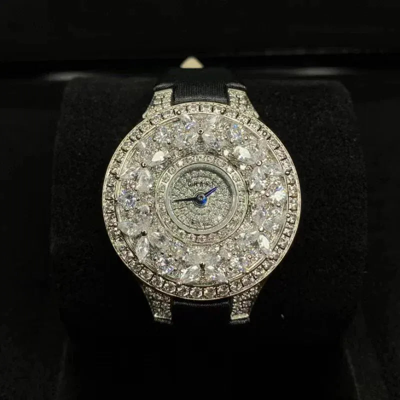 Luxury Colorful Women’s Quartz Watch | Elegant Jewel Bracelet Timepiece - Maison Novaire #