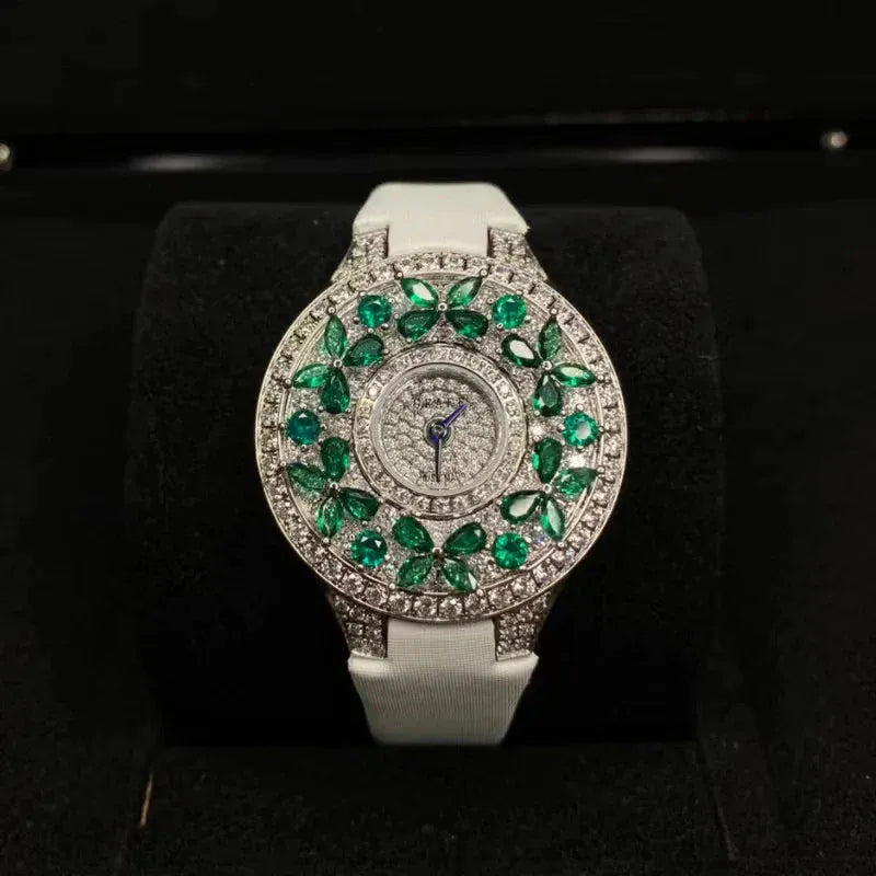 Luxury Colorful Women’s Quartz Watch | Elegant Jewel Bracelet Timepiece - Maison Novaire #