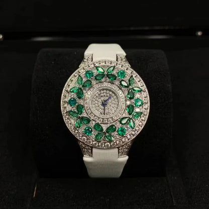 Luxury Colorful Women’s Quartz Watch | Elegant Jewel Bracelet Timepiece - Maison Novaire #