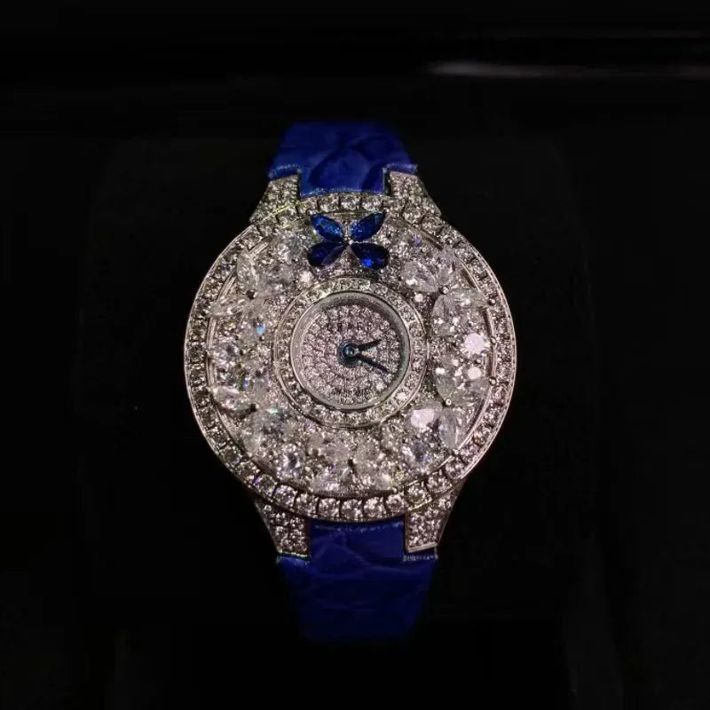 Luxury Colorful Women’s Quartz Watch | Elegant Jewel Bracelet Timepiece - Maison Novaire #