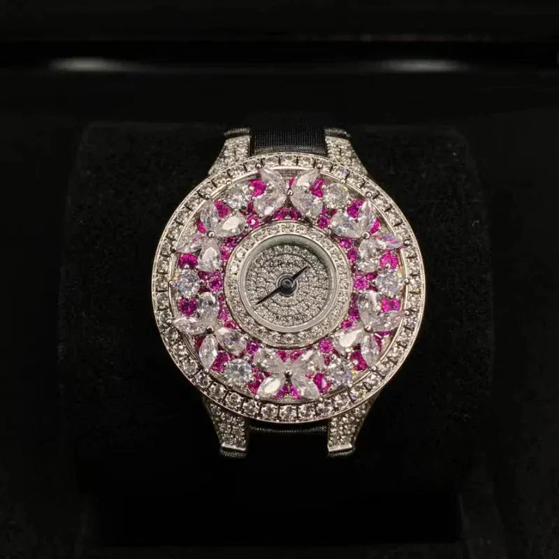 Luxury Colorful Women’s Quartz Watch | Elegant Jewel Bracelet Timepiece - Maison Novaire #