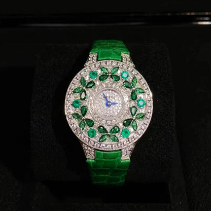 Luxury Colorful Women’s Quartz Watch | Elegant Jewel Bracelet Timepiece - Maison Novaire #