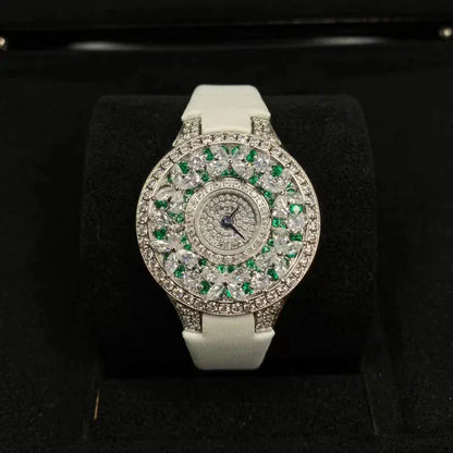 Luxury Colorful Women’s Quartz Watch | Elegant Jewel Bracelet Timepiece - Maison Novaire #