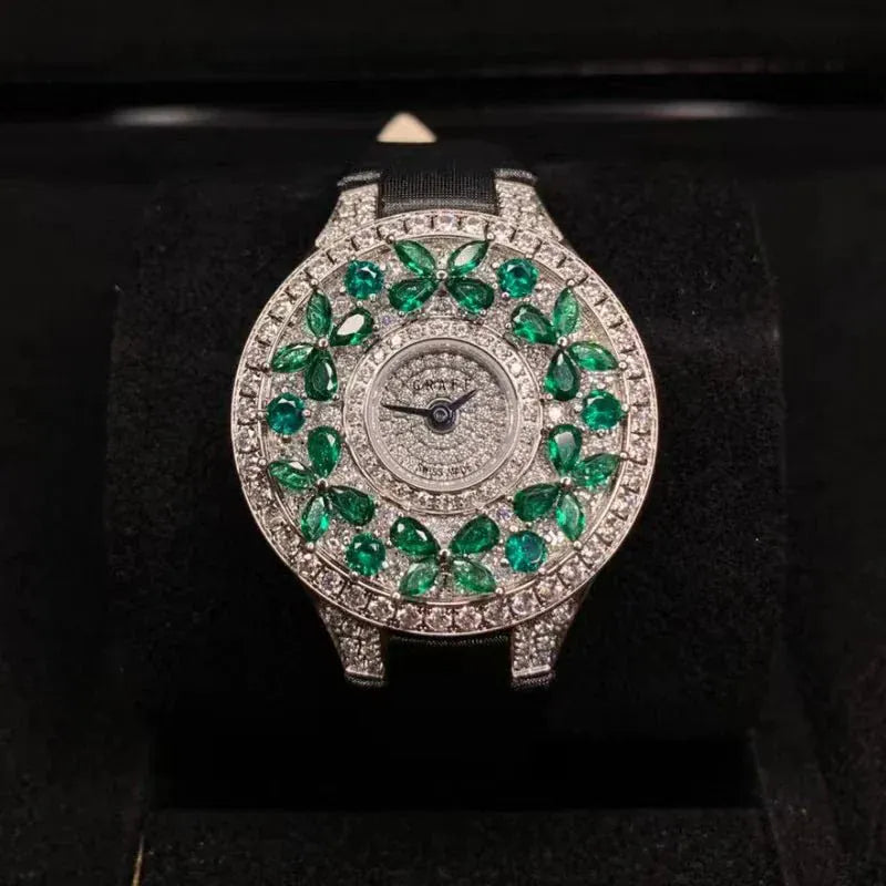 Luxury Colorful Women’s Quartz Watch | Elegant Jewel Bracelet Timepiece - Maison Novaire #