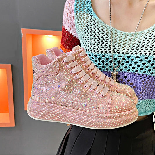 Luxury Diamond Sneakers Full Diamond Shoes. - Maison Novaire