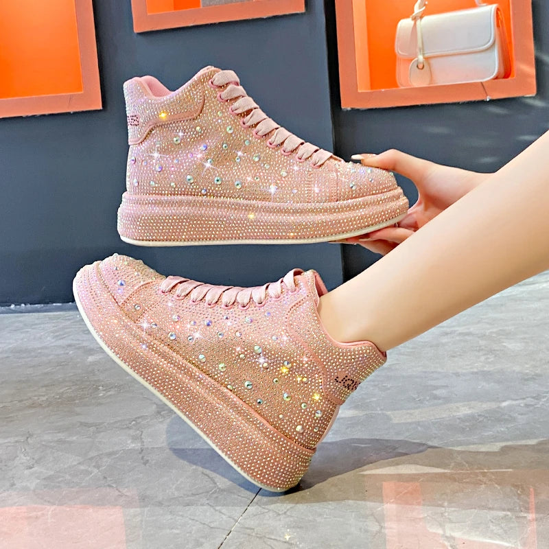 Luxury Diamond Sneakers Full Diamond Shoes. - Maison Novaire