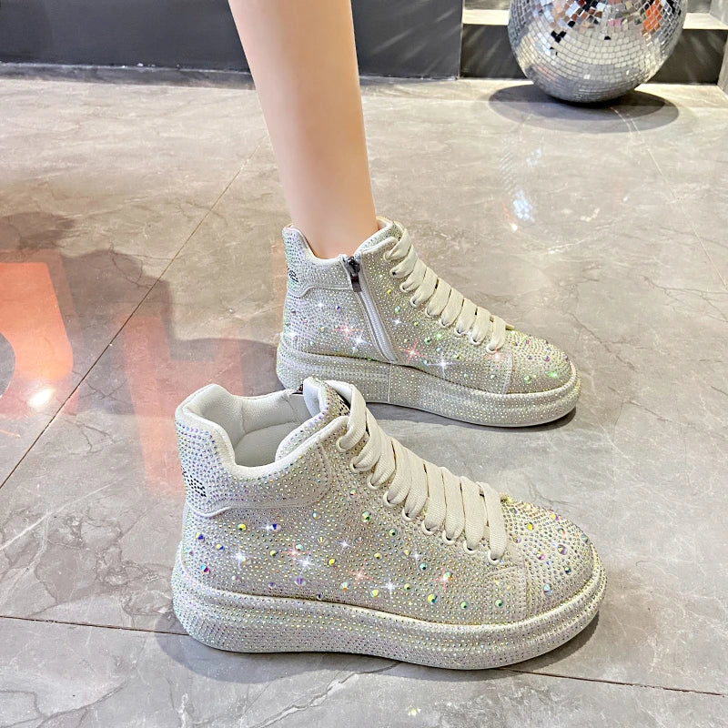 Luxury Diamond Sneakers Full Diamond Shoes. - Maison Novaire