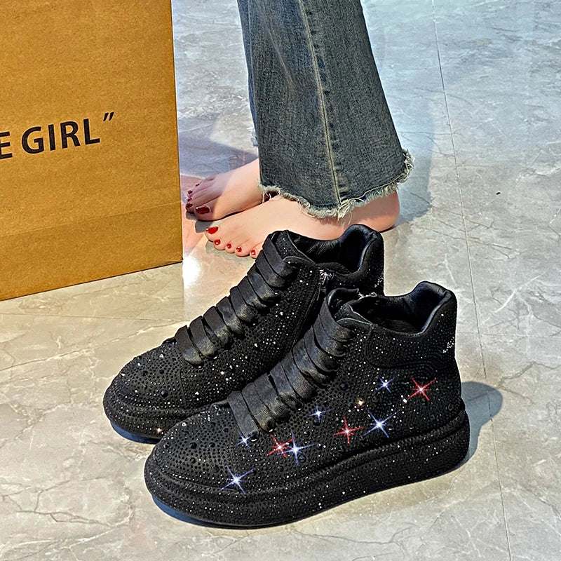 Luxury Diamond Sneakers Full Diamond Shoes. - Maison Novaire