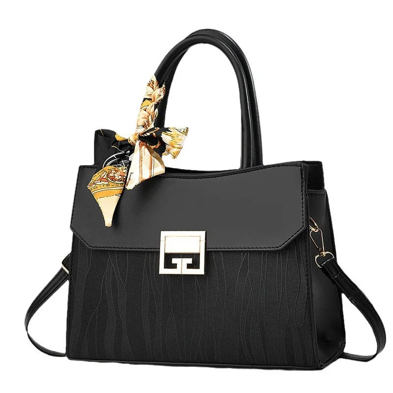 Luxury Embroidered Shopping Handbags.Female Shoulder Leather Bag. - Maison Novaire