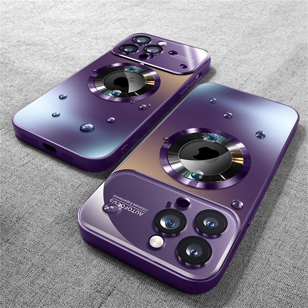 Luxury Glass Camera Lens Protection Case For iPhone. - Maison Novaire #