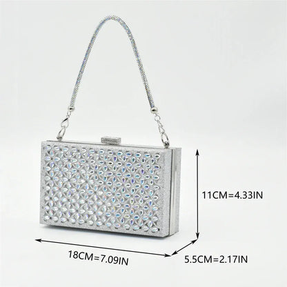Luxury Rhinestone Italian Designer Shoes and Bags Set (Ascendancy). - BLAKESTORE-NG