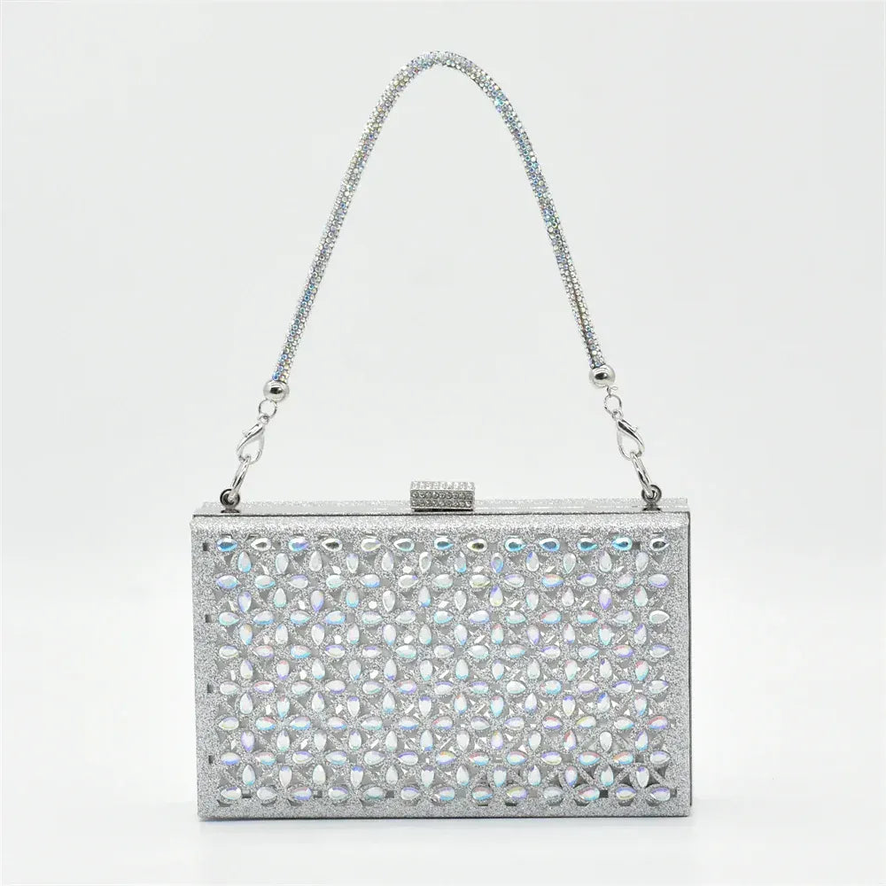 Luxury Rhinestone Italian Designer Shoes and Bags Set (Ascendancy). - Maison Novaire #