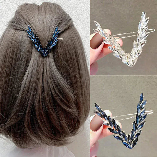 Luxury Shining V Shape Buckle Hairpins. - BLAKESTORE-NG