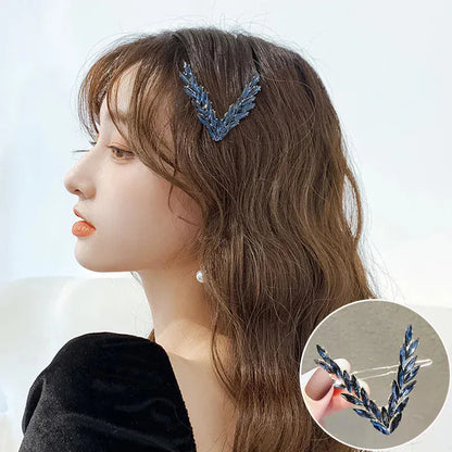 Luxury Shining V Shape Buckle Hairpins. - BLAKESTORE-NG