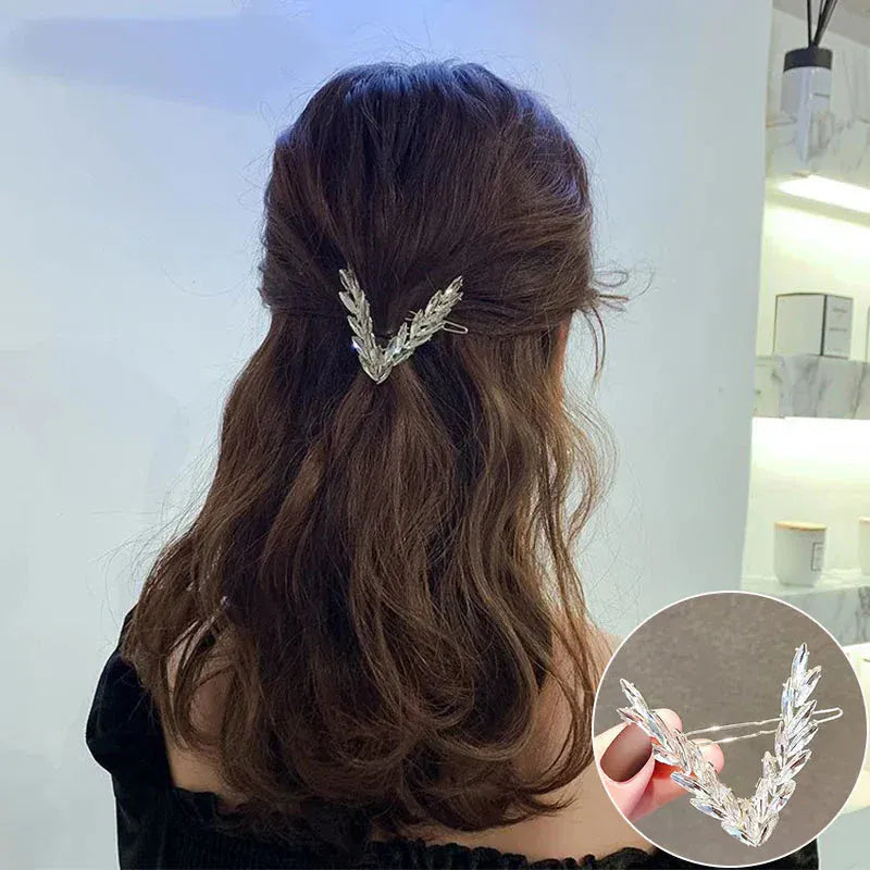 Luxury Shining V Shape Buckle Hairpins. - BLAKESTORE-NG