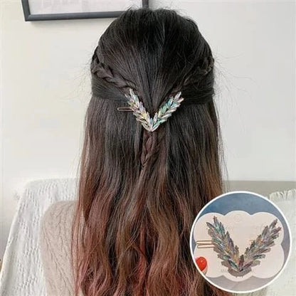 Luxury Shining V Shape Buckle Hairpins. - BLAKESTORE-NG