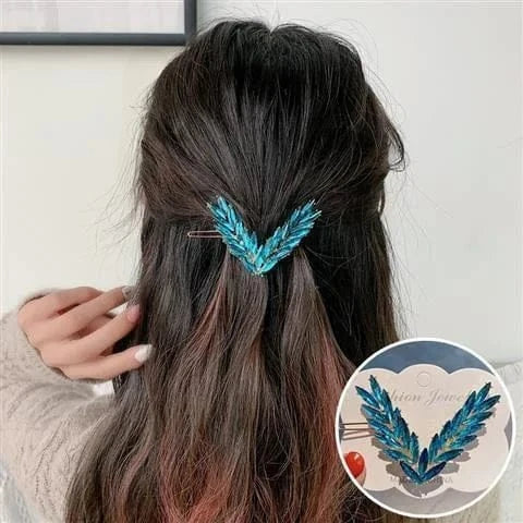 Luxury Shining V Shape Buckle Hairpins. - BLAKESTORE-NG