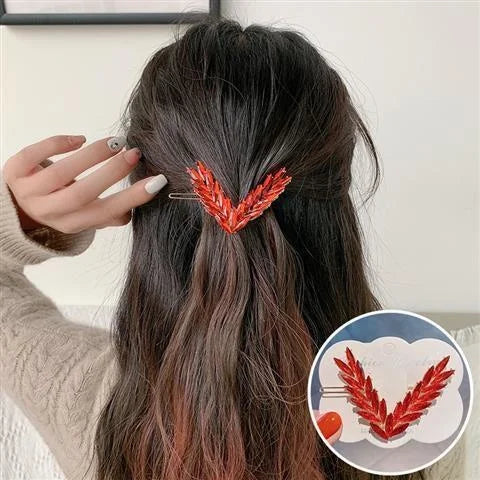 Luxury Shining V Shape Buckle Hairpins. - Maison Novaire #