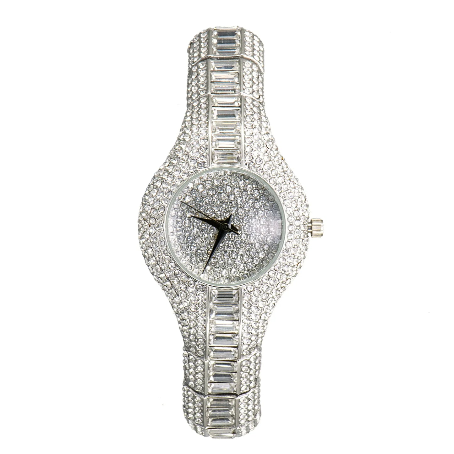 MISSFOX Luxury Gold Women’s Watch | Baguette Diamond Waterproof Clock - Maison Novaire #