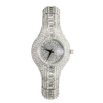 MISSFOX Luxury Gold Women’s Watch | Baguette Diamond Waterproof Clock - Maison Novaire #