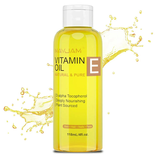 MAYJAM Pure Vitamin E Oil – Moisturizing & Brightening Face Care (118ml / 236ml) - Maison Novaire #