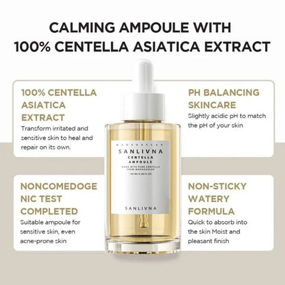 Madagascar Centella Asiatica Ampoule Facial Serum. - Maison Novaire
