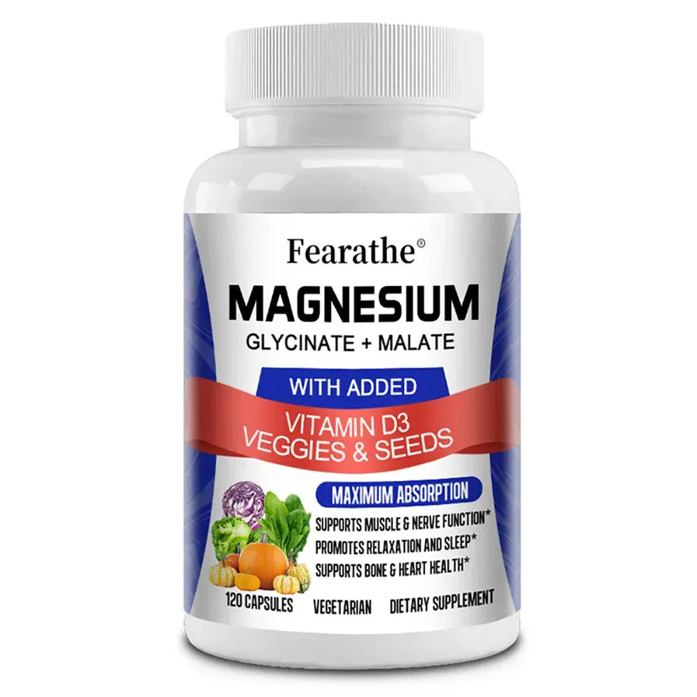 Magnesium Complex Capsules – Malate + Glycinate for Heart, Bone & Immune Health - BLAKESTORE-NG
